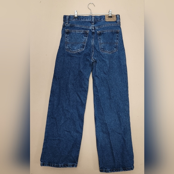 Levis Strauss Signature Authentic Loose Fit Blue Jeans Size 14 Regular - Picture 2 of 11